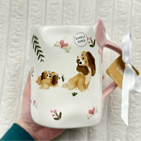 Rae Dunn Disney Lady and The Tramp Mug - Picture 2 of 10